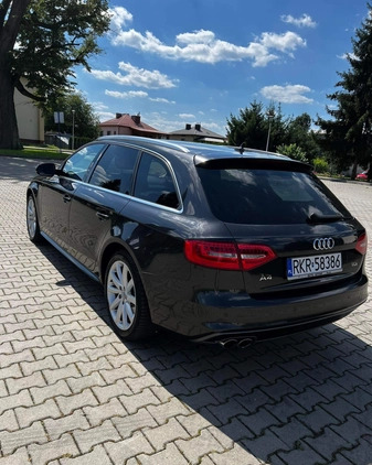 Audi A4 cena 52900 przebieg: 200000, rok produkcji 2013 z Sędziszów małe 67